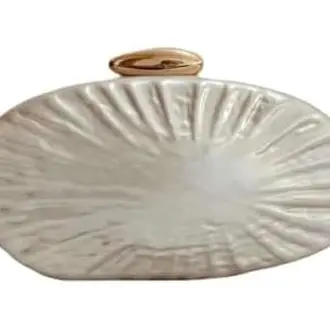 Bolso de noche acrílico para mujer, con diseño irregular, estilo vintage de mármol, para bodas, fiestas y graduaciones. - 1