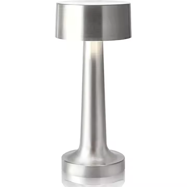 Lámpara De Noche LED Recargable Por USB Luz Retro De Metal Táctil Decoración Para Mesa De Noche Sala De Estar Comedor Dormitorio - 1