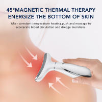 Masajeador Facial De Microcorriente Lifting Dispositivo De Firmeza De Piel Eliminador De Doble Mentón Compress Caliente Frío Para Cuello Belleza Facial USB Rechargeable - details 4