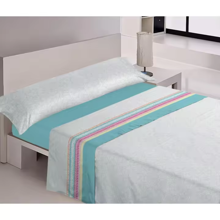 Mercatienda.es - Juego de Sábanas de Verano Microfibra 3 Piezas - Extra Suaves - Narciso en Gris. (Articulo Rotativo) - 1