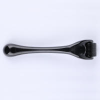 Rodillo De Acero Inoxidable Para Cuidado De La Piel Negro Con 540 Agujas Microneedle 0.25 0.3mm Para Cuidado Facial Y Corporal Crecimiento De Cabello - details 3