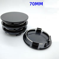 4pcs 70mm Tapas De Centro De Eje Para Ruedas De Coche Universales Negras/Oro Adecuadas Para RM Rines Tipo Tapas De Centro De Eje De Automóvil - details 0