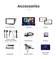 Junsun X8 11.5“ 2K 2000*1200 QLED CarPlay inalámbrico Android Auto radio para Seat León 2 2005 2006 2007 2008 2009 2010 2011 2012 de coche  autoradio multimedia - details 22