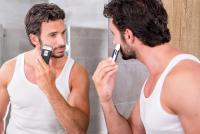 WHAL 3615-1016 Afeitadora Travel Shaver, recargable, sin cable, bolsa para viaje, color Negro con plata - details 0