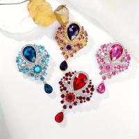 Broche De Cristal Grande De Lujo Multi-estilo Moda Brillante Boutique Lady Fiesta Boda Broches De Joyería De Pin - details 4