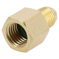 Adaptador De Acondicionador De Coche R134A R12 Con Conexión Rápida 1/2" ACME Hembra Y 1/4" SAE De Cobre De Alta Calidad Para Inyector De Combustible - details 14