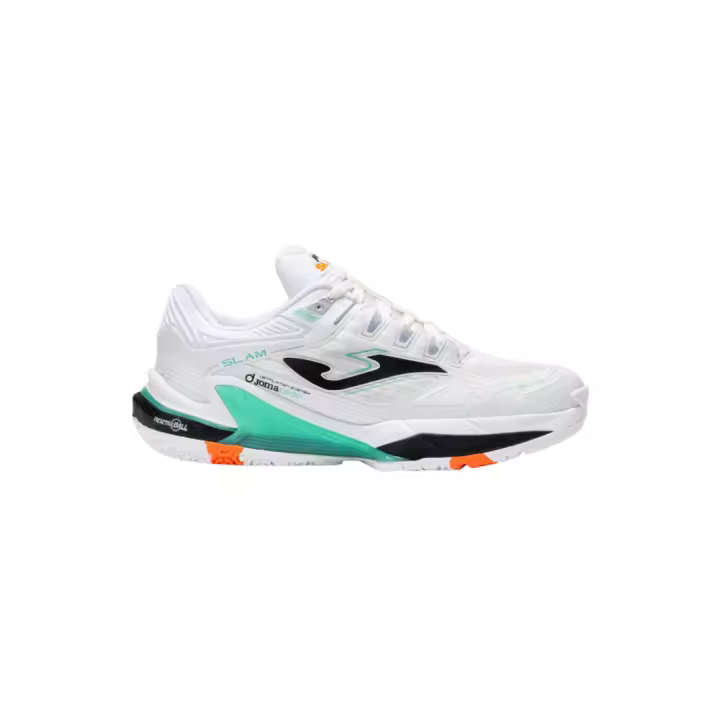 Zapatillas de pádel Joma Slam Men 2502 Blanco Turquesa Clay - 1