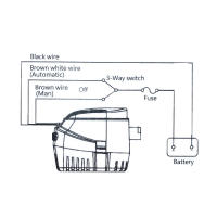 Bomba De Agua Submersible Para Barco DC 12V 24V Con Interruptor Automático De Flotación 600 750 1100GPH Bomba De Bilge Eléctrica - details 2
