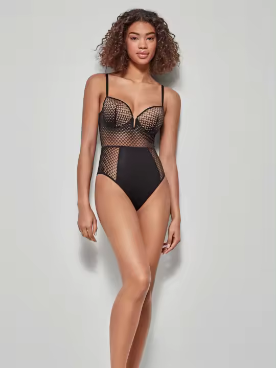 Body Gisela con Aro y Copas de forma a contraste - 1