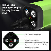 Kit De Ducha Camping Con Bomba RV Kit De Ducha Al Aire Libre Con Pantalla Digital Inteligente Y Pantalla Completa Ajustable 6000mAh - details 22