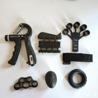 Set De Siete Piezas De Ejercicio De Agarre Fitness Equipo De Entrenamiento De Muñeca Construcción De Músculo De Braza - details 2