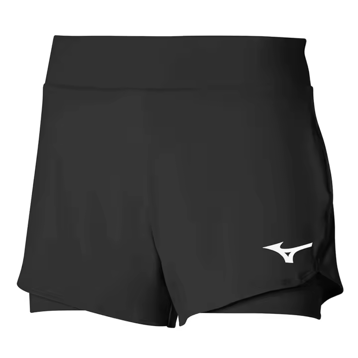Pantalon Corto Mizuno Flex para mujer en color negro - 1