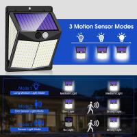 Luces Solares para Exterior, 238 Luces Solares de Seguridad LED Y 3 Modos Sensor de movimiento Ángulo de 270 ° IP65 Luz de pared solar impermeable (2 Unidades) [Clase de eficiencia energética A ++] - details 3