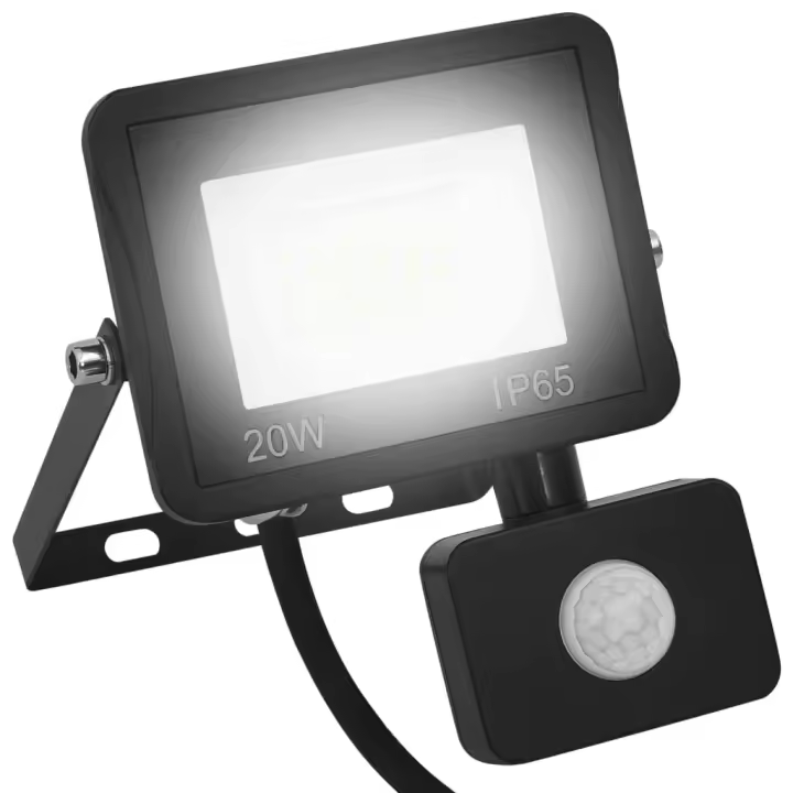 vidaXL Foco LED con sensor 20 W en color Blanco frío/Blanco cálido | diseño vintage industrial ideal para cocina salón comedor - 1