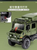 Modelo De Coche De Aleación Mercedes-Benz UNIMOG 1:28 Para Niños Regalo De Metal Con Absorción De Choque Off-Road Juguete Para Niños A313 - details 3