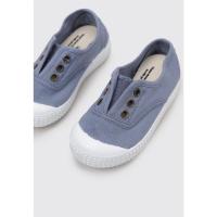 victoria INGLESA ELASTICO LONA TINTADA DREC Deportivas Planas Bebé - niño (hasta la talla 30) Azul - details 1