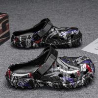 Sandalias De Hombre Talla Grande 47 Para Verano Clogs De Jardín Al Aire Libre Zapatos De Agua Con Agujeros Casual Comodidad Hogar Suaves - details 3
