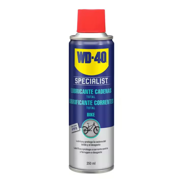 WD40 WD40 Lubricante All Conditions Spray 250ml para Cadenas de Bicicleta - 08268 Lubricante Complementos para el Motor Lubricantes Motor - 1