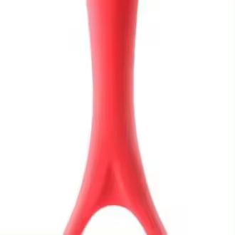 Prensa trituradora de patatas con mango antiadherente (rojo) - 1