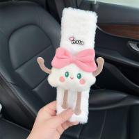 1pc ProteCTOR DE CINTURÓN DE SEGURIDAD COJIN DE HombRO De OVEJA RABIA DISEño DE Oso Dibujos ANIMados Felpa Suave Universal Para Coche - details 4