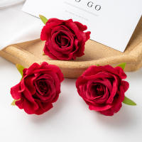 5/10Pcs Rosas De Seda Artificiales Para Boda Decoración De Navidad En Caja De Caramelos Arreglo Floral Para Fiesta Y Jardín - details 24