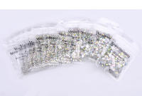 AB CRISTAL STRASS 144/288/1440PCS SS3 -SS50 be „HotFix“ fiksavimo plokščio piedras Decoration DIY nagų dailės