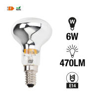 ORION91 Pack x 6 unidades Bombilla LED R50 E14 Reflectora Filamento 6w (=40w) 470lm Blanco Neutro 4.000k 15000h Reflectora Empotrable Foco Lámpara Bombilla - ORION91 Promotion - details 0
