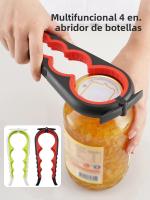 Abrepuertas Multifuncional Cuatro En Uno Para Botellas De Bebida Anti Deslizamiento Cap Twister De Aluminio Ecológico - details 0