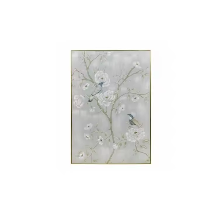 Tela estampada glossy con marco dorado 70x100 cm. akihaydeto - 1