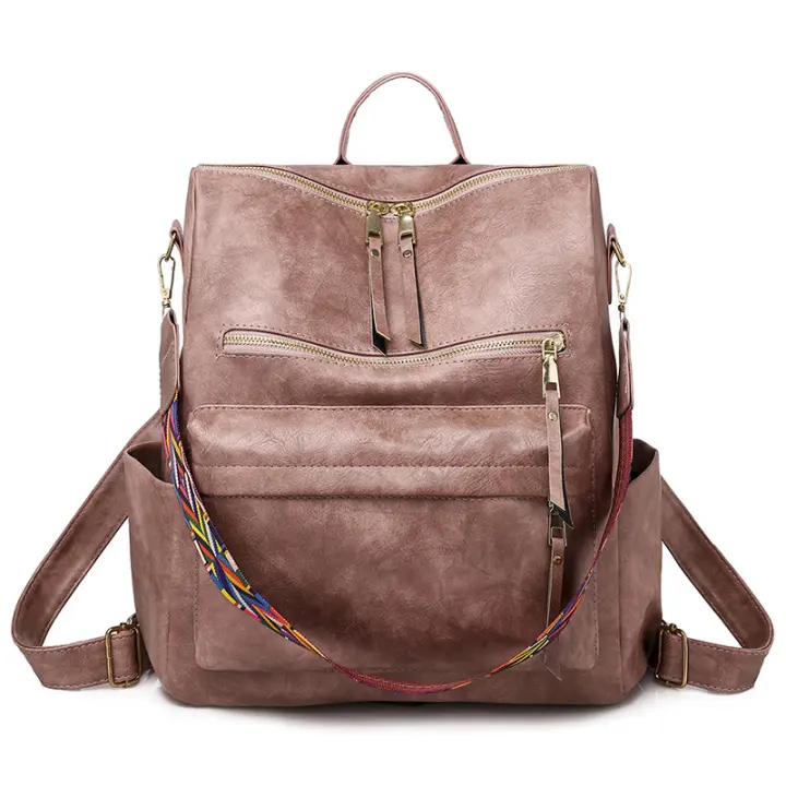 Mochila antirrobo para mujer,Cuero PU,para Todos Los Días, Viajes Cortos, Trabajo - 1