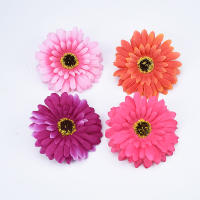 Flores Artificiales De Girasol Y Margarita 10Cm Para Decoración De Navidad Casas Bodas Regalos DIY Plantas Falsas De Seda Baratas - details 7
