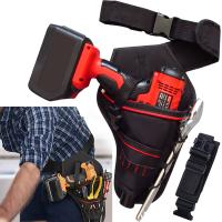 Funda Para Taladro Multifuncional Con Múltiples Bucles De Herramienta Y Diseño Inclinado Para Equilibrar El Peso En La Cinturón Portátil De NIUXIANG Material De Nylon - details 0