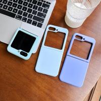 Funda De Silicona Líquida Fluorescente Para Samsung Z Flip 6 Y 5 Cubierta De Bumper Mate Antigolpes Para Galaxy ZFlip6 - details 8