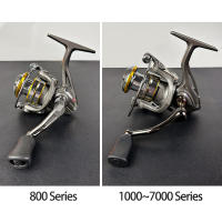 BAKAWA Carrete De Pesca Spinning Metal Serie 800-7000 5.2:1 Ratio De Engranajes Carrete De Hilo Para Agua Dulce Y Salada - details 3
