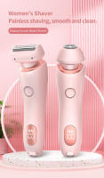 Epilador Eléctrico Para Mujer 2 En 1 Recargable Y a Prueba De Agua Con Doble Cabeza Pelacabello Remover De Cabello Recargable Para Cara Y Cuerpo - details 1