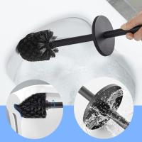 Escobilla de baño con soporte Escobilla de baño de pared Portaescobillas de baño Portaescobillas de baño Níquel cepillado - details 3