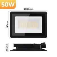 Floodlight LED Impermeable Para Exteriores Con Multiple Potencia 3CCT Luz De Jardín Familiar Piscina Garage Puerta Cabeza De Faro Moderno - details 8