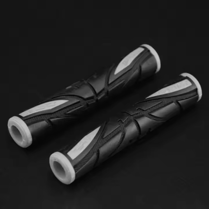 Cubierta De Manillar Para Motocicleta 2Pcs Duradera Antideslizante Protección De Freno De Goma Para Motocicleta Y Bicicleta - 1