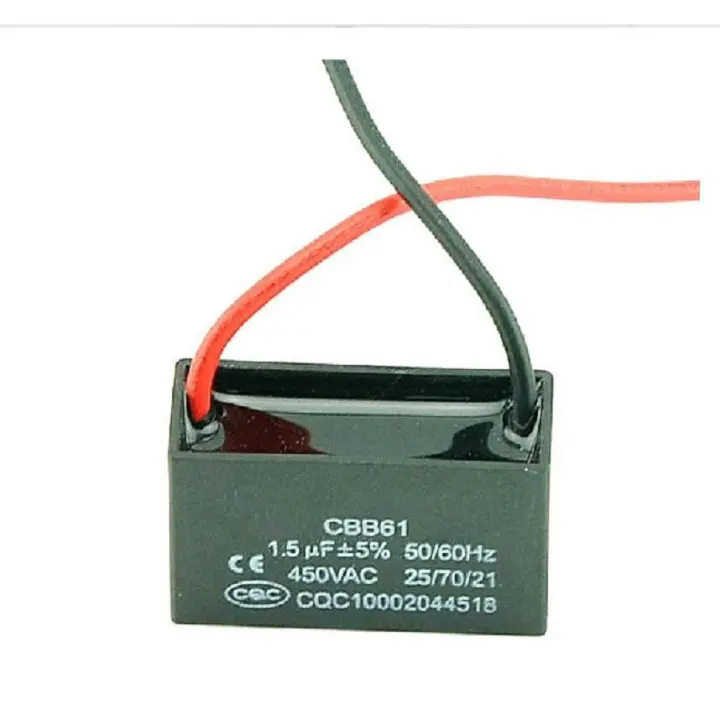 Condensador de ventilador de arranque Motor CBB61, 450V, 1,5 uF. DESDE ESPAÑA MARKETPLACEXT C05 - 1