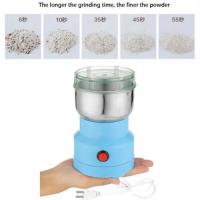 Molino Eléctrico De Café Mini Processador De Alimentos Para Cereales Frutas Verduras Semillas Y Especias Acero Inoxidable Más De 11 Niveles De Picado Para Cocina - details 10