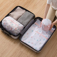Juego De 6 Bolsas De Lencería Con Estampados Lindos Malla Fina Para Proteger Ropa Moderno Estilo Poliéster Origien China Continental - details 9