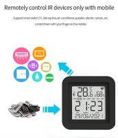 Sensor De Temperatura Y Humedad Universal Tuya Smart WiFi IR Remoto Para Aire Acondicionado TV Compatible Con Alexa Google Home Yandex - details 7