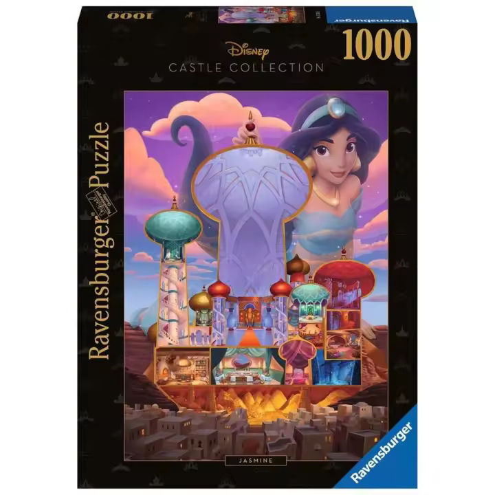 Puzzle ravensburger disney castles - jasmine 1000 piezas - 1