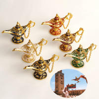 Lámpara De Wishing Legend Aladina Con Genio Adorno De Estilo Palacio Para Decoración De Sala De Estar Fiesta Dinner Craft - details 2