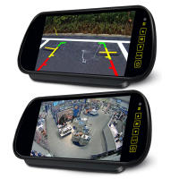 Monitor De Espejo Retrovisor Para Coche 7 Pulgadas Pantalla TFT LCD HD Universal Con 2 Entradas AV Cámara De Parkings Traseros - details 6