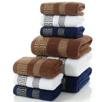 Toalla De Algodón Pura 70x140cm Bordada Para Adultos Secado Rápido Gruesa Suave Toalla De Rostro Absorbente De Técnica Tejida - details 10