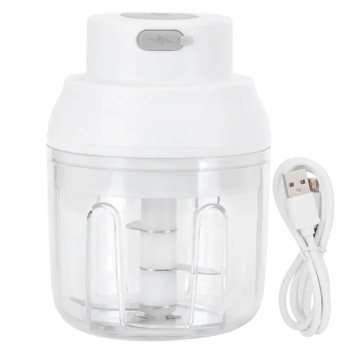 Mini secador de verduras de 250 ml, de Ajo Eléctrico, accesorio de Cocina, color Blanco - 1