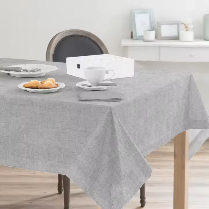 SABANALIA - Mantel de tela antimanchas Elisa: Elegancia, Durabilidad y Practicidad para tu Mesa (Disponible en varias medidas y colores) - 1