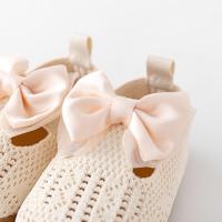 Zapatos Para Bebé Niña Fly Knit Alta Calidad Suela TPR Antideslizante Transpirable Suave Algodón Primavera Otoño Lazo Encantador Para 0-9-18M F235 - details 15