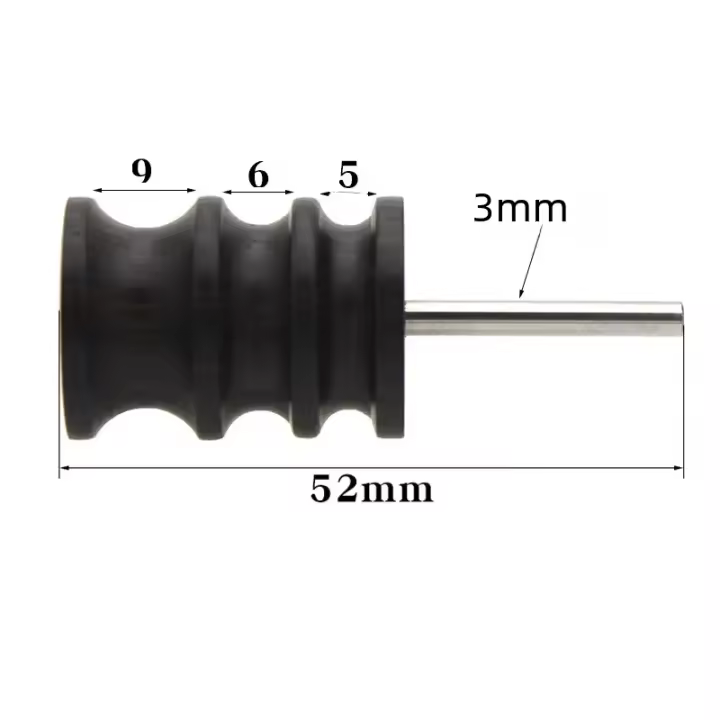 Máquina De Pulido Eléctrico Para Cuero Herramienta De Grabado De Cabeza De Sándalo Para DIY Pulidora De Cuero Borde De Cuero - 1